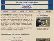 Tablet Screenshot of dog-gone-good.com